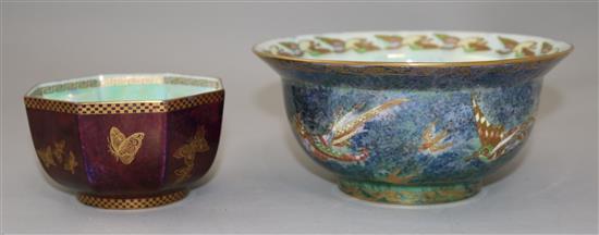 A Daisy Makeig Jones for Wedgwood bowl and another bowl